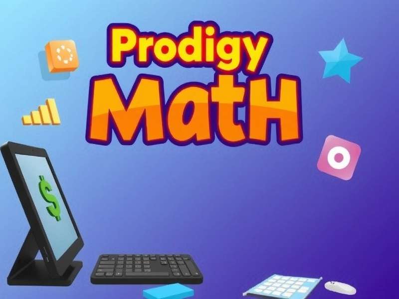 Student playing Prodigy Math Game on tablet